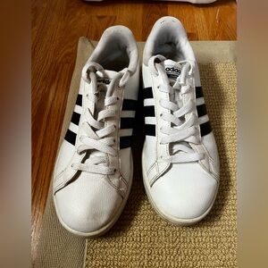 Adidas Classic White and Black Sneakers